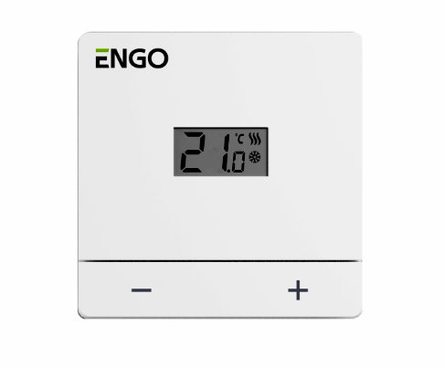 Жичен дневен стаен термостат ENGO EASY230W EASYBATW